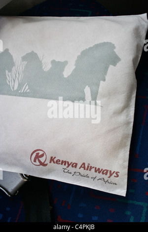 Kenya Airways Flugzeug Livree Logo Nairobi Flughafen Stockfoto