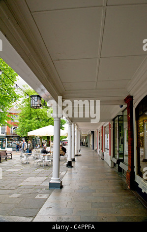 Royal Tunbridge Wells, Pantiles - eine touristische Attraktion Stockfoto