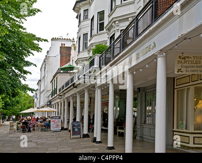 Royal Tunbridge Wells, Pantiles - eine touristische Attraktion Stockfoto