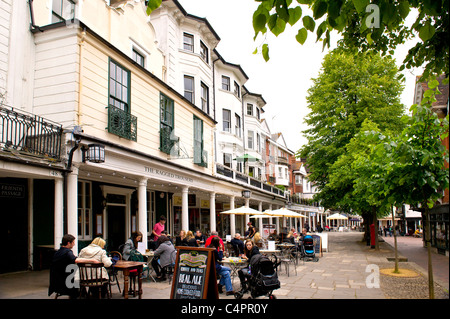 Royal Tunbridge Wells, Pantiles - eine touristische Attraktion Stockfoto