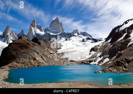 Torre Los Cerros, Nationalpark Los Glaciares, Patagonien, Argentinien Stockfoto