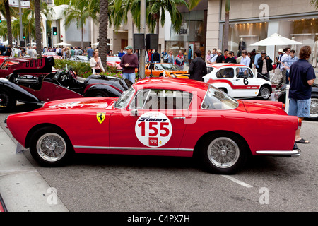 Ein 1956 Ferrari 250 GT Boano Racer am Concours 2011 Rodeo Drive in Beverly Hills Kalifornien Stockfoto