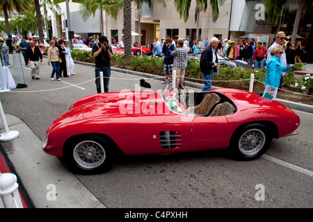 Ferrari 290 MM Scaglietti Spider beim 2011 Rodeo Drive Concours d ' Elegance Stockfoto