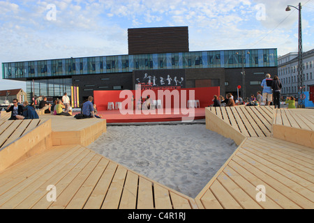 Freilichtbühne in Ofelia Strand Kopenhagen, Dänemark Stockfoto