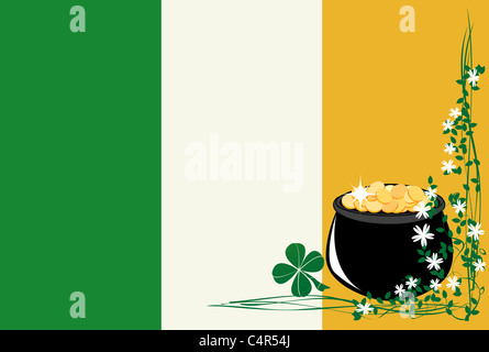 Design für St. Patricks Day Stockfoto