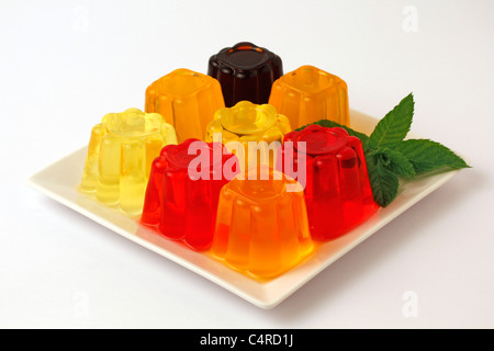 Gelatine. Stockfoto