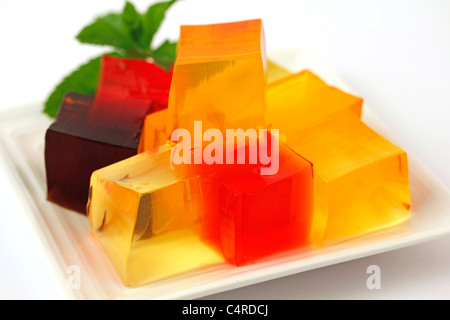 Gelatine. Stockfoto