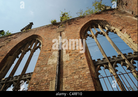 St Lukes Kirche, bekannt als die ausgebombten Kirche im Zentrum von Liverpool, England UK Stockfoto