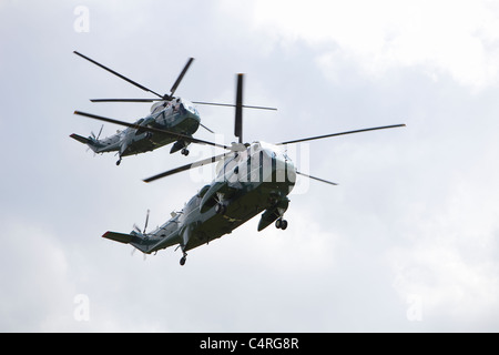 US Marine Corps Sikorsky Präsidenten VH-3D Sea King Hubschrauber, Washington, D.C., USA Stockfoto