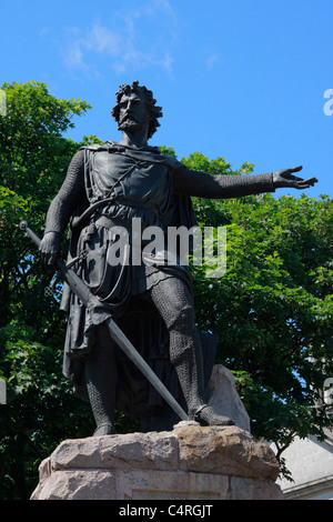 Statue von William Wallace in Aberdeen, Schottland Stockfoto