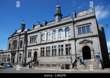 Zentralbibliothek, Aberdeen, Schottland Stockfoto