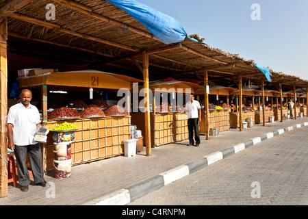 Die Datum-Markt in Sharjah, Vereinigte Arabische Emirate. Stockfoto