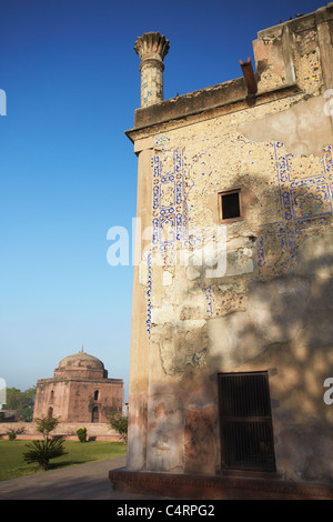 Chini-ka-Rauza (Grab von Afzal Khan), Agra, Uttar Pradesh, Indien Stockfoto