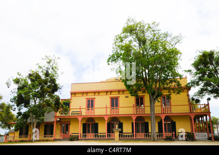 Plaza Hall in San Juan Bautista, Kalifornien Stockfoto