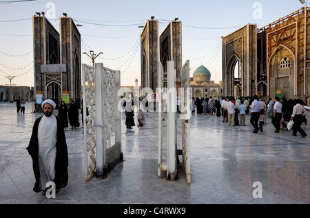 Moschee und Schrein des Imam Ali Reza (8. Shi'ite Imam) in Mashhad, Iran Stockfoto