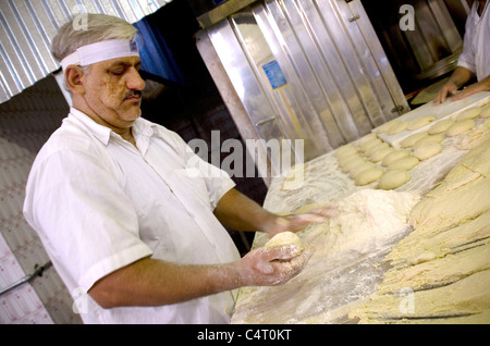 Bäckerei in Tabas, Iran Stockfoto