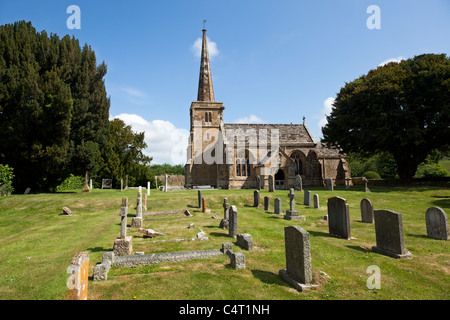 Die Kirche der Heiligen Jungfrau Maria in Compton Pauncefoot, Somerset Stockfoto