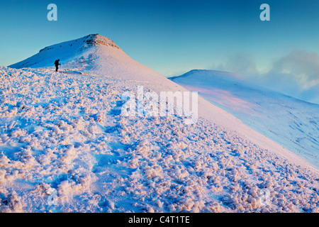 Mais-Du und Pen y Fan, Brecon Beacons National Park, Wales Stockfoto