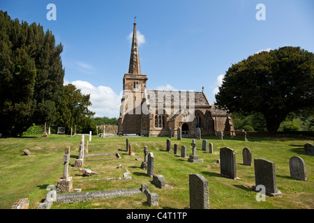 Die Kirche der Heiligen Jungfrau Maria in Compton Pauncefoot, Somerset Stockfoto