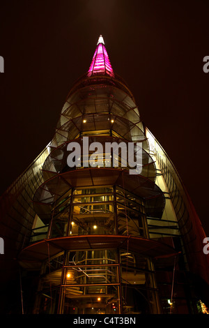 Swan Glocken Turm in der Nacht, Perth, Western Australia, Australien Stockfoto