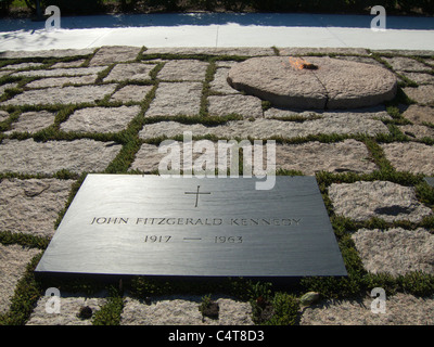 Washington DC, Arlington Friedhof, Grab von John Fitzgerald Kennedy, JFK Stockfoto