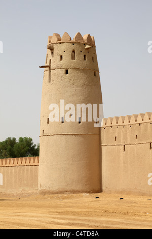 Al Jahili Fort in Al Ain, Abu Dhabi, Vereinigte Arabische Emirate Stockfoto