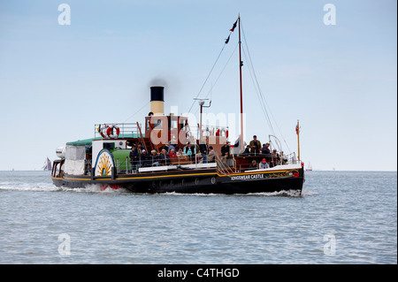 Raddampfer Kingswear Castle Stockfoto