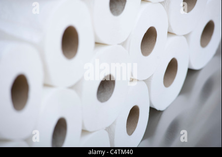 WC-Papier Stockfoto