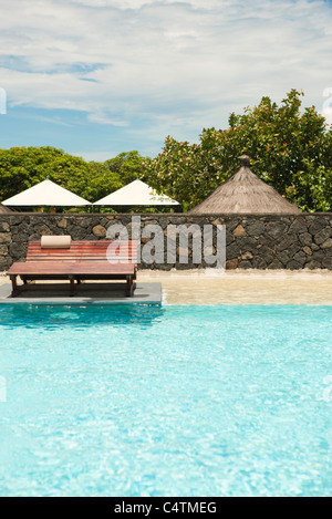 Resort-Schwimmbad Stockfoto