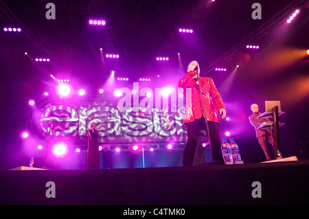 Andy Bell von Erasure Konzert Stockfoto