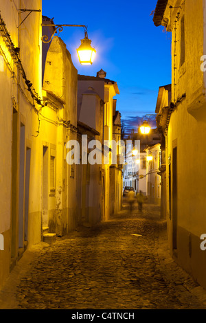 Evora ta Twilight, Europa, Portugal Stockfoto