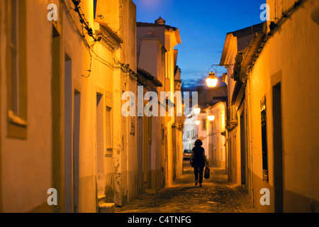 Evora ta Twilight, Europa, Portugal Stockfoto