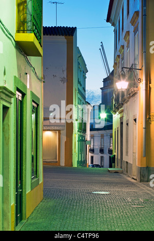 Evora ta Twilight, Europa, Portugal Stockfoto