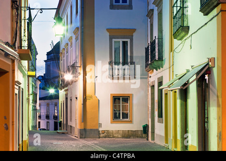 Evora ta Twilight, Europa, Portugal Stockfoto