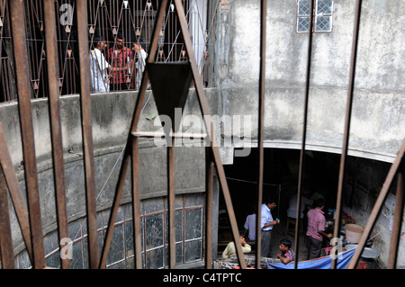 A Straßenszene in Bogra, Bangladesch Stockfoto