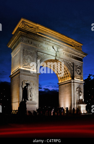 WASHINGTON SQUARE PARK BOGEN ARC Stockfoto