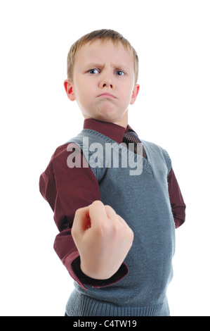 kleine Tyrannen droht Faust Stockfoto