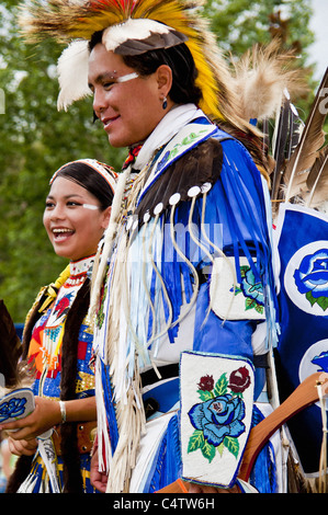 AMERICAN INDIAN POWWOW Stockfoto