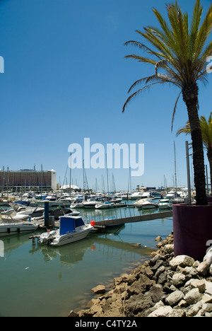 Die Marina in Vilamoura, Portugal Stockfoto