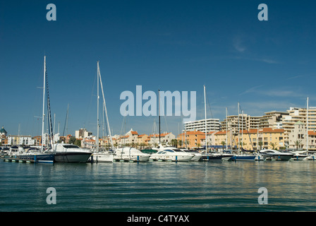 Die Marina in Vilamoura, Portugal Stockfoto