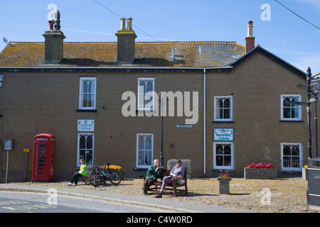 Das Quadrat, Marazion, Cornwall, England, UK Stockfoto