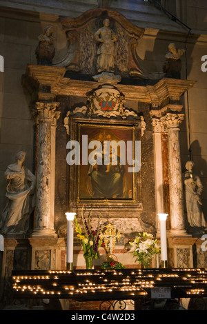 Zagreber Kathedrale innen, Zagrebacka Katedrala Kaptol, Gornji Grad, Zagreb, Kroatien Stockfoto