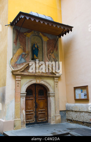 St. Marien Kirche, Crkva Sv Marija, Gornji Grad, Zagreb, Kroatien Stockfoto