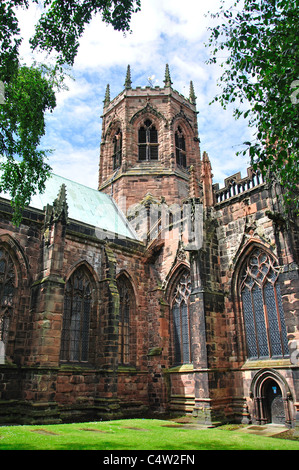 St Mary's Church, High Street, Nantwich, Ches hire, England, Vereinigtes Königreich Stockfoto