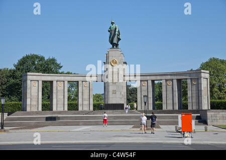 Sowjetischer Krieg-Denkmal, Tiergaten, Berlin, Deutschland Stockfoto