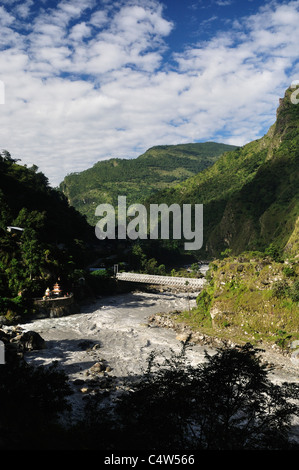 Kali Gandaki Fluss, Annapurna Conservation Area, Dhawalagiri, Pashchimanchal, Nepal Stockfoto