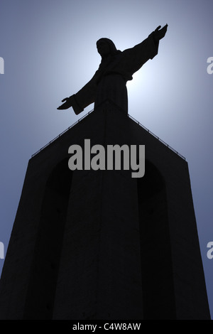 Lissabon Portugal entwickelt die Cristo Rei Statue von Jesus Christus von Francisco Franco Stockfoto