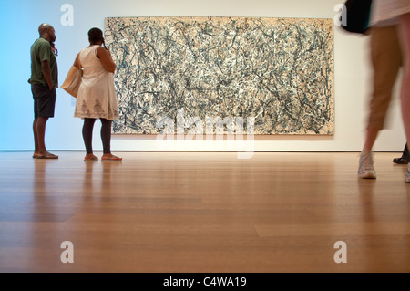 EINS: Nummer 31, 1950, Jackson Pollock, MOMA, Museum of Modern Art in New York City Stockfoto