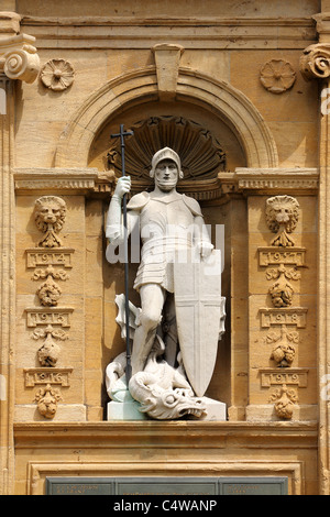 Statue des Heiligen Georg Stockfoto