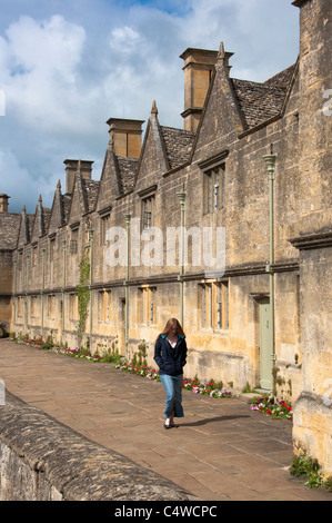 Armenhäuser in Chipping Campden, Gloucestershire. UK Stockfoto